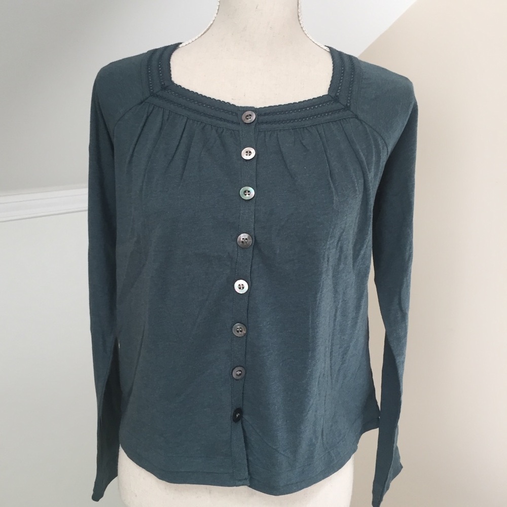 Pual Ce Cin forest green pullover XS